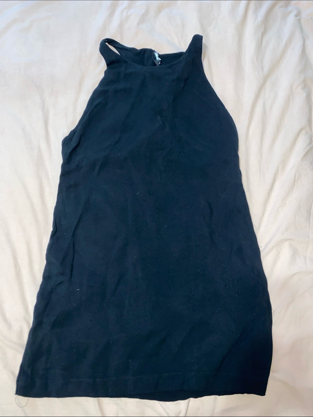 Zara Black Mini Dress with twirl back